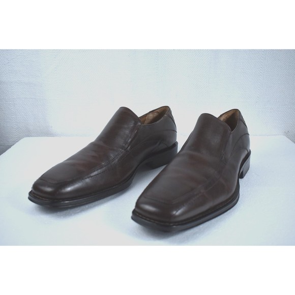 Johnston Murphy 20-6240 Brown Leather Slip-On Loafers Men’s 10 M Shoes - Picture 1 of 10